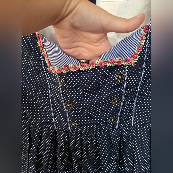 Clearlove vintage dress size large polka dot - Picture 2 of 7